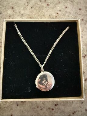 Ralph Lauren Sterling silver locket necklace